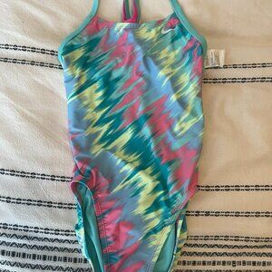 Nike neon tie dye swimwear 30/WMS4
